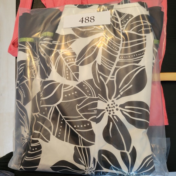 Robbie Bee Y2K Floral Print Skirt A-Line Brown Green Trim Cotton Sz 14 Friends - Picture 10 of 10